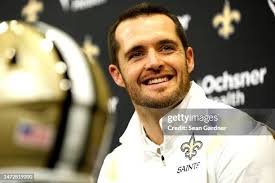Brooklyn Carr, Heather Carr, Derek Carr of the New Orleans Saints,... News  Photo