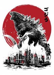 Gojira Attack Poster Print By Antonio Camarena Displate In 2020 Godzilla Wallpaper Godzilla Tattoo Godzilla Funny