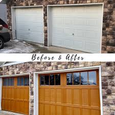 Garage Door Transformation Before After Garage Door Styles Garage Door Types Garage Doors