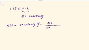 Percent composition is also useful for evaluating the relative abundance of a given element in different compounds of known formulas. Absolute Uncertainty Vs Relative Uncertainty Analytical Chemistry Youtube
