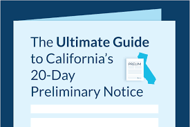 The delay notice is confrontational in that its sole purpose is to say to the buyer something is wrong with our relationship, and i am calling a halt on your project until we get it straightened out. The Ultimate Guide To California S 20 Day Preliminary Notice
