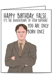 Dwight The Office Birthday Card Office Birthday Funny Birthday Cards Office Jokes