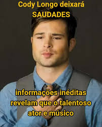 Ator Cody Longo, destaque em série CSI, encontrado sem vida .#Cody  #Nickelodeon #hollywood #CSI #segredosementiras #ator #actor #series  #artista