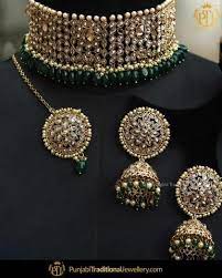 Punjabi Bridal Jewellery Buy Traditional Bridal Jewellery Online Wedding Jewelry Sets Bridal Jewellery Necklace Set Indian Bridal Jewelry Necklace Set Indian