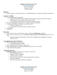 kathyresume phlebotomy