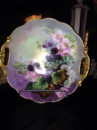 Limoges Handled Bowl Wg Co Limoges Green Ware Mark Circa 1920 No Artist Signature Or Studio Mark Very High Qu Fine Porcelain Pretty Plates Handled Bowls