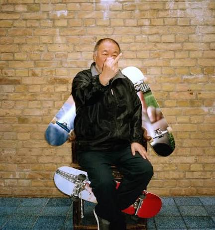 Work by Ai Weiwei Skateboard Deck