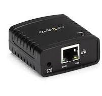 StarTech 10/100Mbps Ethernet to USB 2.0 Network LPR Print Server - USB  Print Server with 10Base-T/100Base-TX