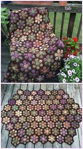 The floral hand towel is a fun project and looks great in so many different color combinations such as variegated, solids. Modern African Flower Blanket Crochet Pattern