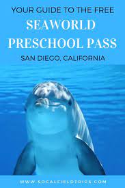 Offer valid for limited time and subject to change and/or cancellation without notice. Free Seaworld San Diego Preschool Fun Card Socal Field Trips