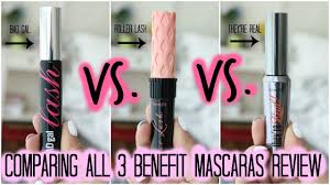 Benefit mascara roller lash, they are real and badgal waterproof mascara review. Comparing All 3 Benefit Mascaras Roller Lash Vs They Re Real Vs Bad Gal Lash Mascara Youtube