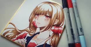 Its Been A While Since I Did Some Traditional Art Welp Makiharukawa Danganronpa Newdanganronpav3 Danganronpav3 Anime Danganronpa Anime Danganronpa V3