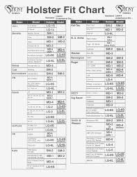 43 Exhaustive Sticky Holster Size Chart