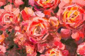 Oil painting flowers for beginners. Red Violet Flowers Rose Peony Close Up Oil Painting Abstract Hand Painted Flower Background For Design Wedding Invitations Save Date Cards Fabric Wallpaper Scrapbook Stock Photo Picture And Royalty Free Image Image 95003340