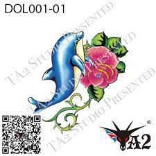 Images about dolphin tattoos on pinterest | dolphins tattoo dolphins. Dolphin Temporary Tattoo Taiwantrade Com