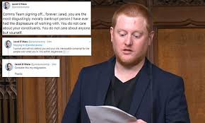 The former mp was elected as a labour candidate for sheffield … Jared O Mara S Spin Doctor Resigns From The Labour Mp S Official Twitter Account After Rant
