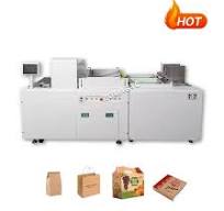 Digital Pizza Box Printing Machine Corrugated Bag Cups Fan Single Inkjet  Pass Printing Machine