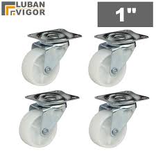 Five casters (two locking) for added mobility. 1 Inch White Nylon Caster Wheel Small Furniture Caster Wheel Without Bearing For Coffee Table Desk Small Cupboard Nylon Caster Furniture Casterssmall Furniture Casters Aliexpress