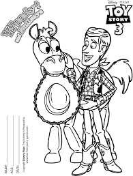 Discover all our printable coloring pages for adults, to print or download for free ! Toy Story Coloring Pages Woody And Bullseye Sharing A Moment Coloring Home