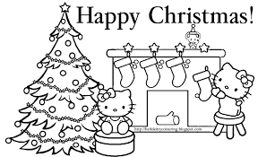 Free hello kitty christmas coloring page online. Hello Kitty Coloring Pages Ideer