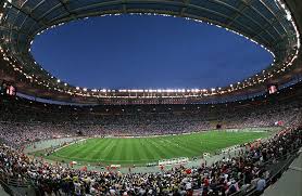 General View Of The Stade De France During France S 3 0 Defeat Of Brazil World Cup Final 1998 Between France And Brazil Sports Images Football Stadiums Sports