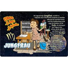 Schild Spruch Jungfrau Sternzeichen August September Virgo 20 X 3 7 99