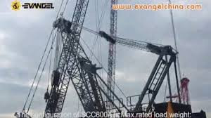 China Sany 80 Ton Crawler Crane Scc800c China Crane Sany