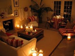Smw Design Pool House Candle Lit Living Room Candle Light Room Home