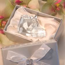 Crystal Baby Bootie Favors