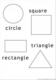 Free Worksheets Geometric Shapes Coloring Pages Shapes Education Geometry Free Shape Worksheets For Preschool Preschool Coloring Pages Shapes Preschool