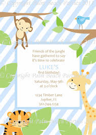 Birthday Card Shower Invitations Wording Drevio Safari Baby Shower Invitations Baby Shower Invitation Templates Baby Boy Invitations
