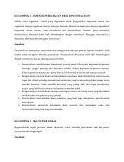 Nah agar lebih dapat memahami dan dimengerti simak ulasan selengkapnya dibawah ini. Pertanyaan Kelompok Jawaban Akpri Kelompok 1 Aspek Keperilakuan Pada Desentralisasi Dalam Suatu Organisasi Sistem Yang Digunakan Untuk Pengambilan Course Hero