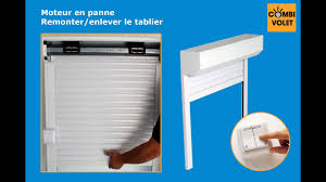 Moteur En Panne Enlever Remonter Le Tablier D Un Volet Roulant Youtube