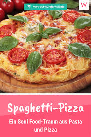 Spaghetti Pizza Ein Traum Aus Pasta Und Pizza Wunderweib Essen Rezepte Essensrezepte Gemusekuchen