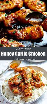 20 Minute Honey Garlic Chicken Minimal Ingredients Easy To Prep Tastes Amazing Chicken Dinner Recipes Health Dinner Recipes Healthy Chicken Recipes