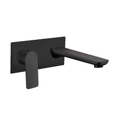 As well as creating a stunning focal point in your bathroom, wall mounted taps also help to keep your bathroom cleaner, and not just visually. Taphome Round Style Mixers Wall Mounted Basin Faucets Brass Single Lever Taps Matte Black Bathroom Sanitary Ware 02451b Buy Wall Tap For Wash Basin Bathroom Faucets Hot Cold Faucets Brass Taps Wash