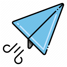 Aerodynamic Paper Plane Icon In 2020 Plane Icon Icon Business Design
