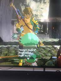 Please keep posts botw related only. Munching On Links Salmon Meuniere Botw