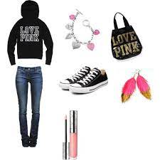 Victoria Secret Outfit By Cookierocky On Polyvore Victoria Secret Outfits Pink Outfits Cute Winter Outfits