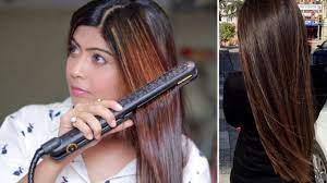 First and foremost, you have to start out with perfectly dry hair. How To Straighten Your Hair With A Hair Straightener Flat Iron Hindi Youtube