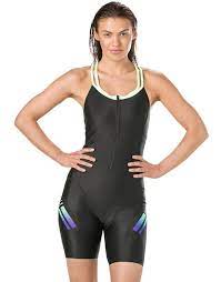 Speedo Hydrosense Kneesuit Speedo Swimwear Women Swimwear Black Fabric