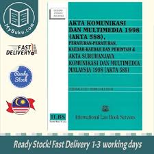 Akta komunikasi dan multimedia 1998. Akta Komunikasi Multimedia Peraturan Peraturan Kaedah Kaedah Perintah Akta Suruhanjaya Komunikasi Multimedia Shopee Malaysia