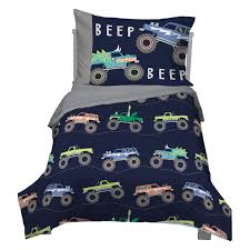 See more ideas about truck bedroom, car furniture, automotive furniture. 4 Piece Carters Monster Truck Toddler Comforter Set By Carters Walmart Com Walmart Com