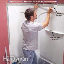 How to finish the drywall around a tub or shower surround. How To Install A Bathtub Install An Acrylic Tub And Tub Surround Diy