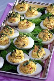 Sun Dried Tomato Stuffed Eggs Recipe Easy Dinner Recipes Organic Dinner Recipes Quick Egg Recipes