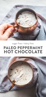 Paleo Peppermint Hot Chocolate Recept Pepermunt Warme Chocolademelk Paleo Recepten