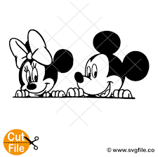Peeking mickey and minnie svg. Mickey And Minnie Mouse Peek A Boo Svg Svgfile Co 0 99 Cent Svg Files Life Time Access