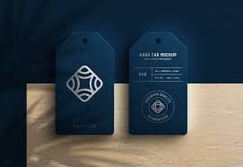 Logo Mockup On Luxury Hang Tag Logo Mockup Hang Tags Luxury Logo