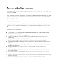 25 Lovely Career Objective Statement For Cv Best Resume Examples