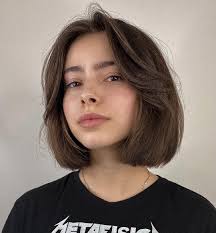 The curtain bangs at the front is the cherry on the cake and completely ties the whole look together. 50 Blunt Cuts And Blunt Bobs That Are Dominating In 2021 Hair Adviser